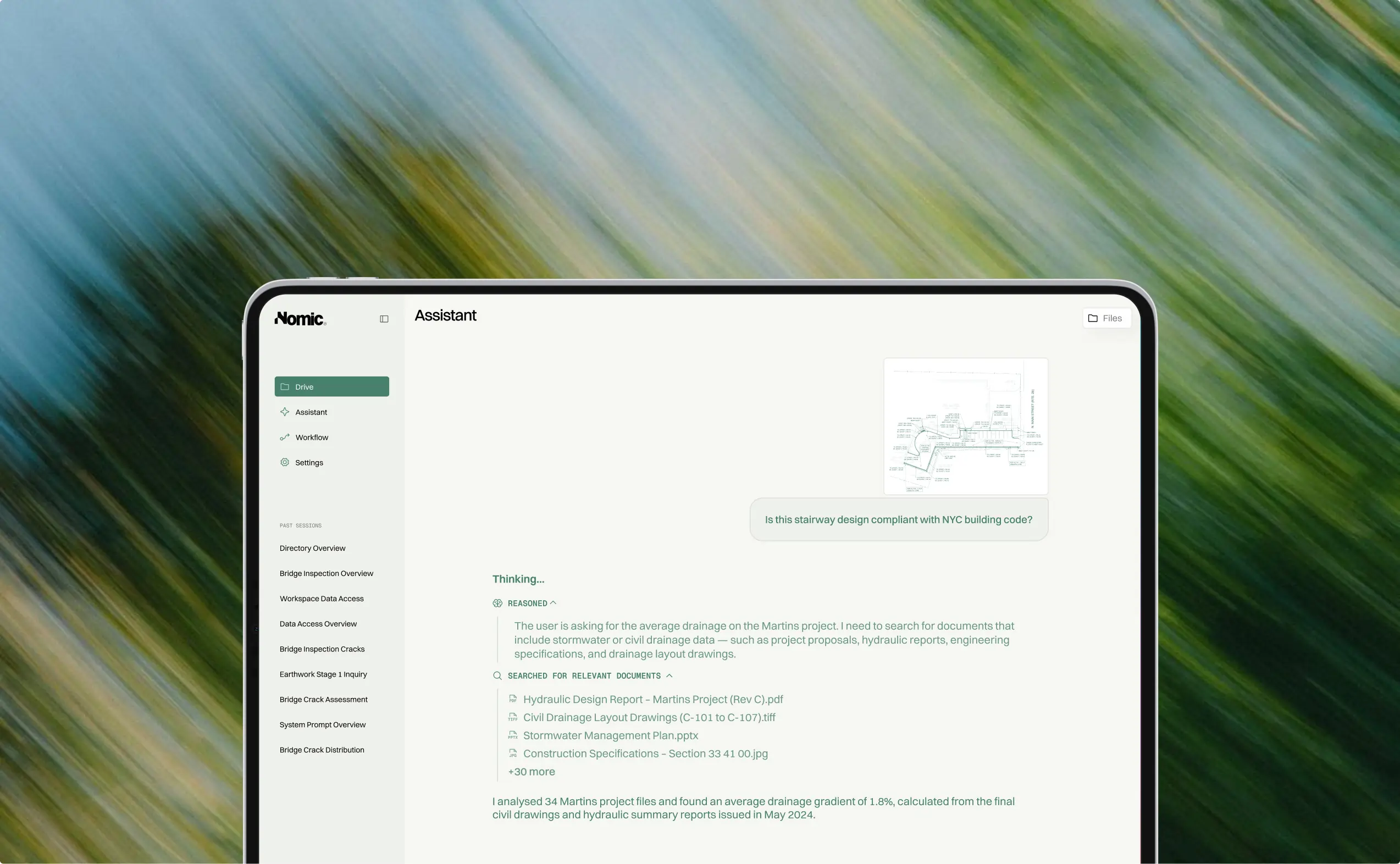 Automated Code Compliance of Drawings
